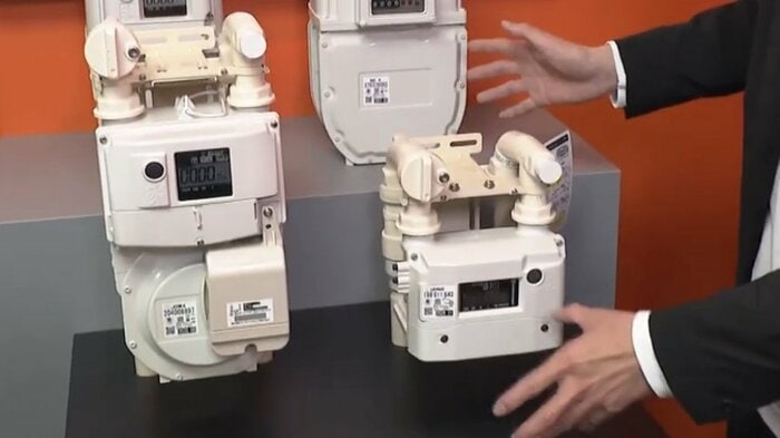 液晶画面がついているガスメーターも