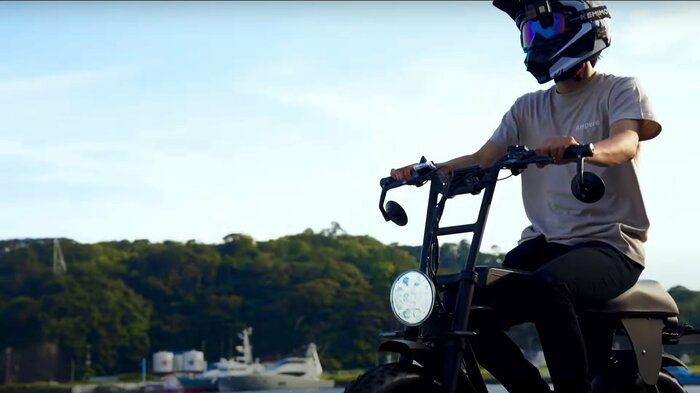 自転車に近い操作性や見た目を目指した(提供:Ampere)