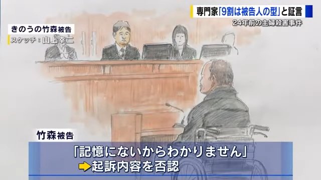 1月30日の初公判で質問に答える竹森幸三被告(70)