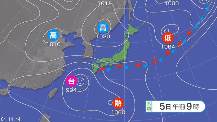 予想天気図