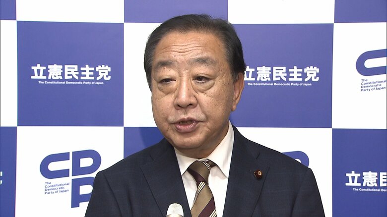 立憲・野田代表　ガソリン暫定税率の年内廃止要求…補助金増額は廃止ではない　自民・維新連立「アクセル2つでイケイケ。我々がブレーキ役に」｜FNNプライムオンライン