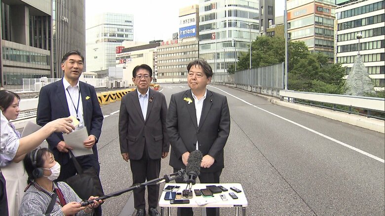 約60年の歴史に幕下ろした東京高速道路KK線は空中回廊に　林官房長官「銀座のど真ん中にこれだけの場所が…」｜FNNプライムオンライン