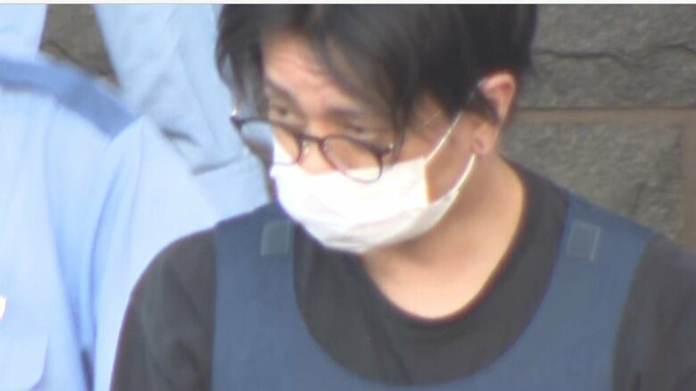 送検される田中聖被告(36)(7月1日 柏署)