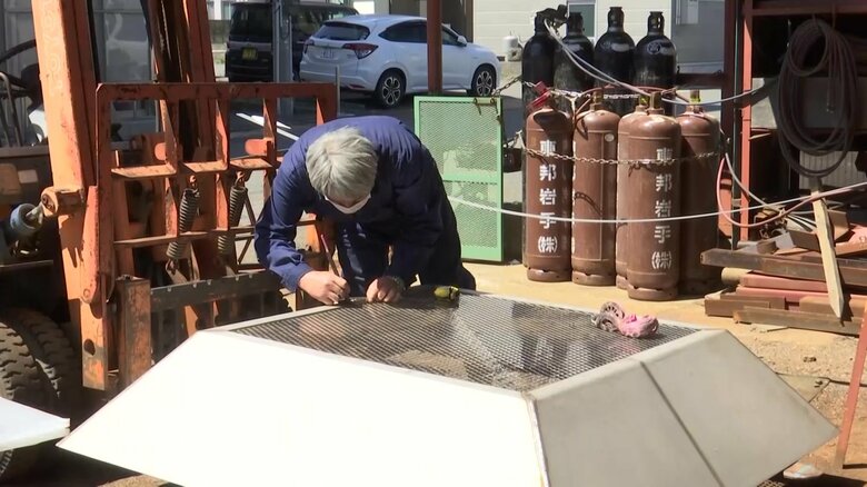 海でワイン70本を守る専用ケース　約2カ月かけて完成