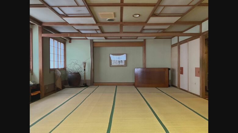 改修前の2階の大広間
