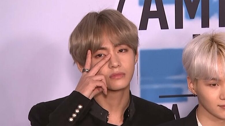 BTSメンバーのVさん