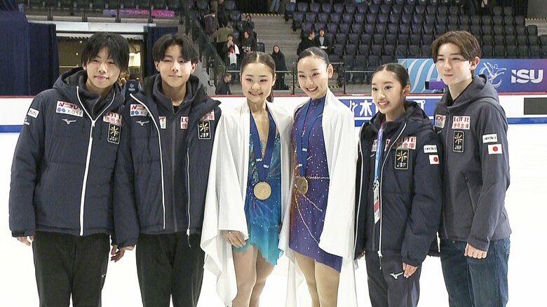 世界フィギュアに出場した日本の選手たち