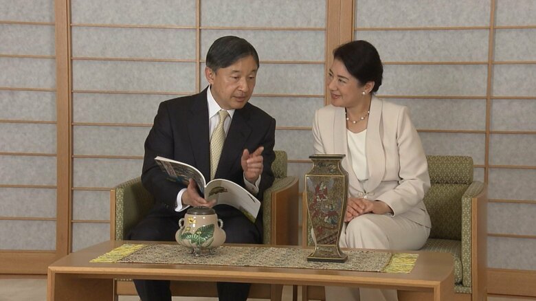 御所 小広間にて雅子さまと（2月10日）