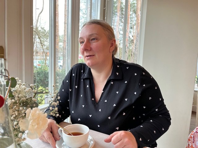 テチアナ・ビェリツァさん（2024年2月ポーランドにて撮影）