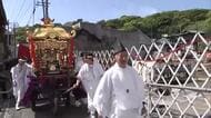 大規模火災の被災地をみこしと山車が練り歩く　大分市佐賀関で復興への祈りを込めて春の大祭