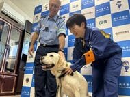 わずか1分で発見！警察犬“デカ”が行方不明女性をスピード捜索　台風が迫る中で雨の合間に出動　訓練者の田中さん「いい相棒です」