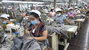 「日本からの発注すべて止まった」雇い止めに経営危機 ミャンマー最大の輸出産業の苦境