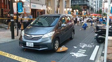 「歩行者天国」夏祭り会場に車突っ込み3人はねられる　現場でうなだれた様子…26歳男を現行犯逮捕　