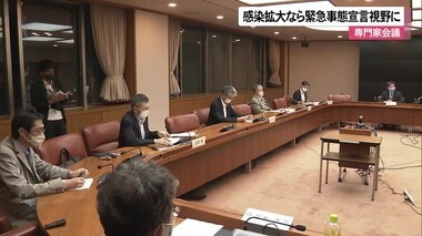 感染拡大続けば緊急事態宣言視野に 県の専門家会議が警鐘
