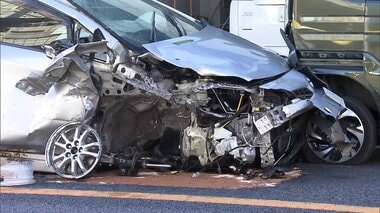 交差点8台絡む事故　ひき逃げ疑いで20歳男を逮捕「よく覚えていない」と容疑を否認　茨城…