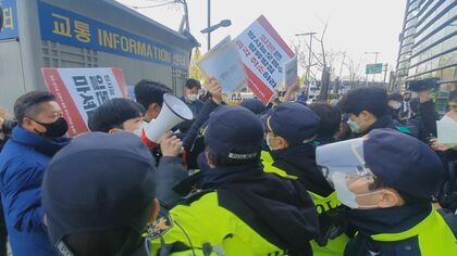 処理水問題で「反日無罪」？韓国が日本大使館前の違法占拠・条約違反を放置