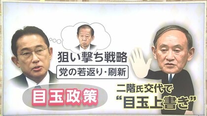 突然の“二階はずし”岸田氏の総裁選目玉政策を上書きする狙いか？自民党内「菅＆二階はセット」の声も