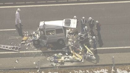 上信越道で同時間帯に約20件・48台絡む事故　1人死亡、13人重軽傷　恐怖…「霧で前見えず、トラックが追突」