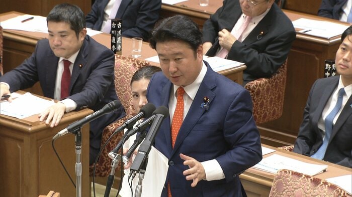 国交政務官経験者の参政党・和田政宗氏（衆院予算委・14日）