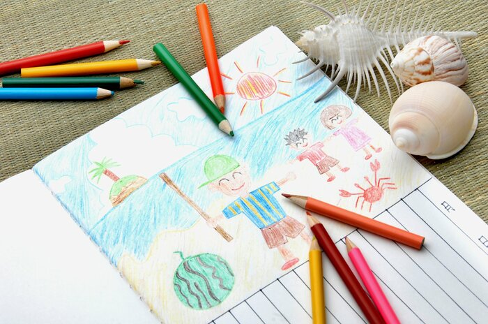 絵日記も夏休みの定番だったのだが・・・