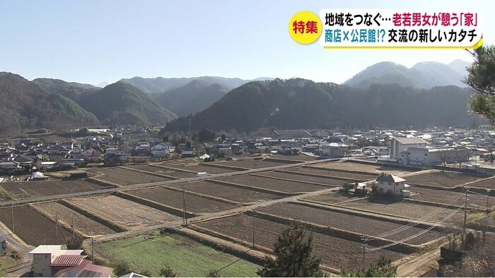 旧武石村の中心部にある「つなぐ家」