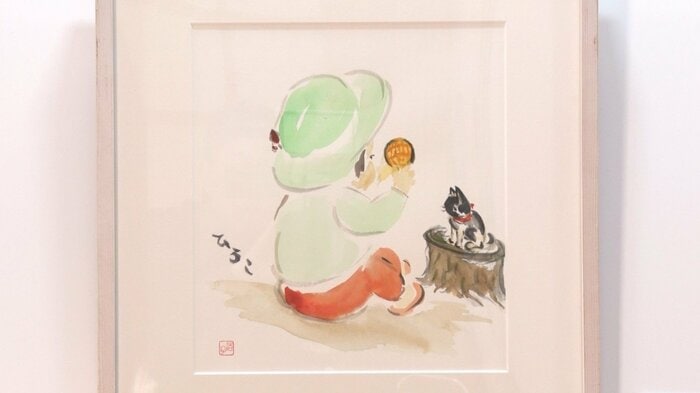 テーマは「子ども」木村浩子さんが足を使って描いた