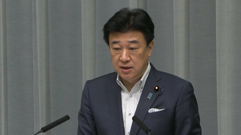木原長官　ホルムズ海峡の開放に「あらゆる外交努力を続けていく」足止めの日本関係船舶は38隻、日本人乗組員3人が乗船と説明｜FNNプライムオンライン