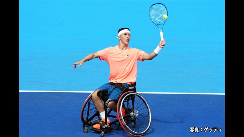 車いすテニス・小田凱人がジャパンオープン準決勝も圧勝！決勝は「ギアも上がると思うし色んな人に見て欲しい」3連覇に王手｜FNNプライムオンライン