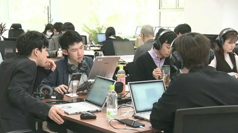 “退職代行”あり？なし？相談者の8割は20～30代　若い世代の働きやすさを追求する企業は有休取得率が8割超　「休みにくいという雰囲気は一切ない」｜FNNプライムオンライン
