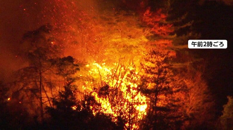 【山火事】愛媛・今治市は焼損面積約306ヘクタールに　岡山市や宮崎市でも延焼拡大し各地で避難指示も　岩手・大船渡市いまだ完全鎮火至らず　韓国では死者18人に｜FNNプライムオンライン