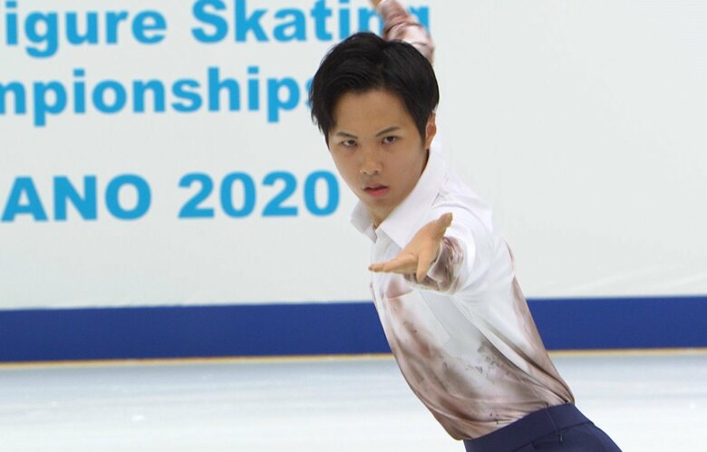 2020年の全日本選手権に出場した本田太一