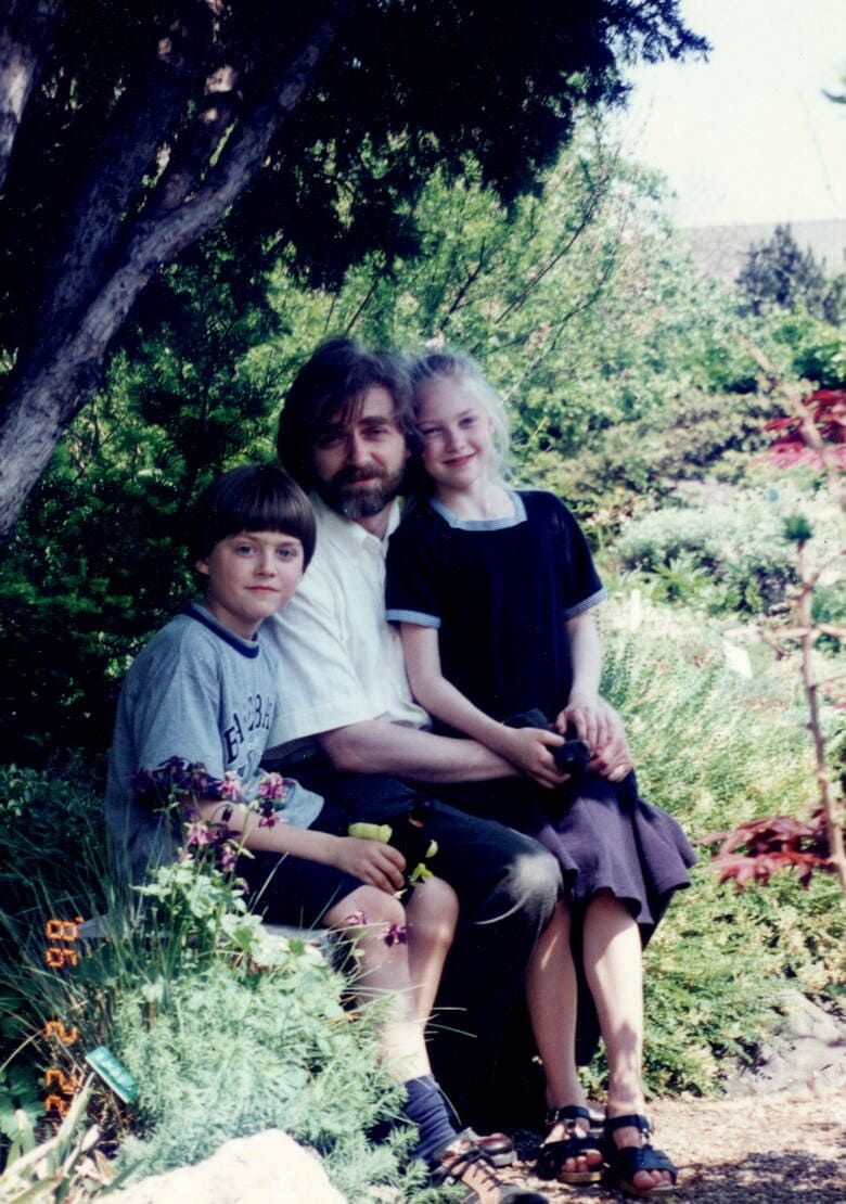 子供さんたちと　1986年 Courtesy of Krystian Zimerman