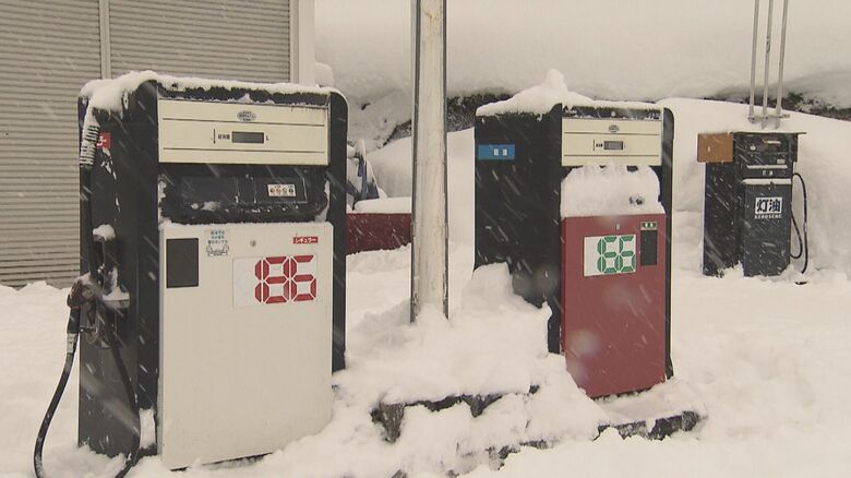 津南町のスタンドより8円高い「秋山SS」（1月8日時点）