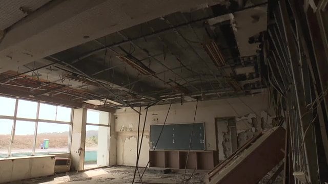 福島県唯一の震災遺構　請戸小学校（浪江町）