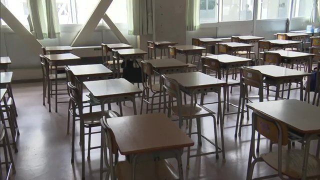 5月中旬以降に約20人の生徒がインフルエンザ感染