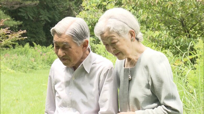 2019年7月に那須御用邸で静養された際の上皇ご夫妻