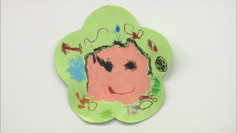 こども家庭審議会が行われた会議室の壁に貼られていたカワイイ絵