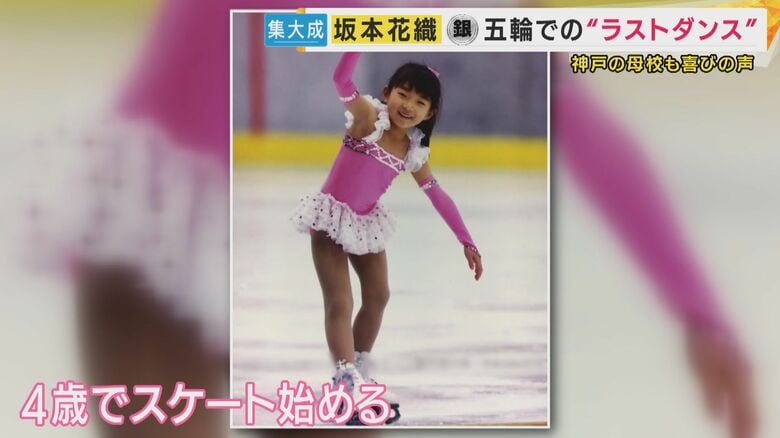 4歳で始めたスケート