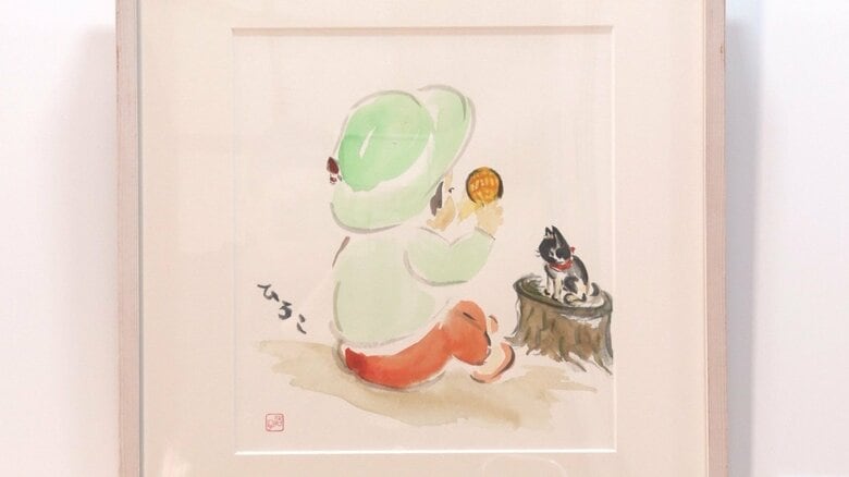 テーマは「子ども」木村浩子さんが足を使って描いた