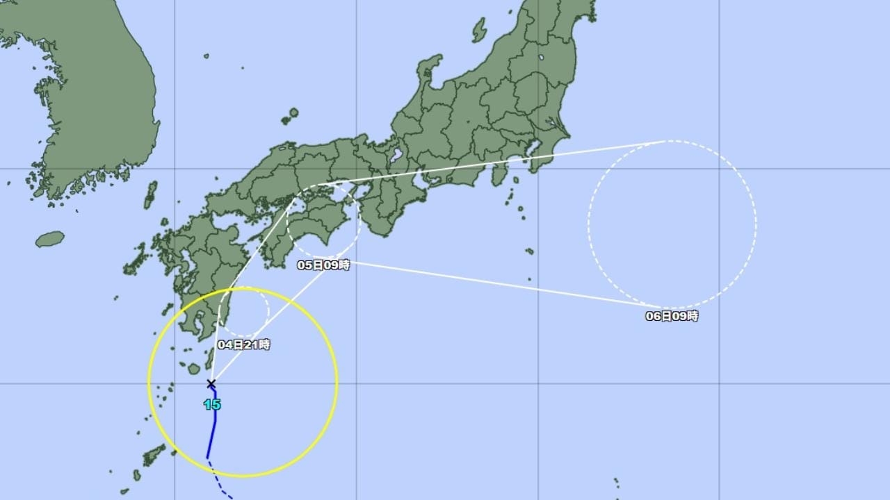 台風 情報 15 号 最新