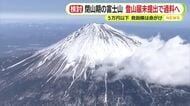 閉山期の富士山　登山届未提出で過料導入を検討へ　鈴木知事が対応強化「罰則という点で適当」　救助隊員は命がけ　地方自治法の規定内5万円以下で協議