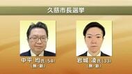 久慈市長選挙　告示　元県議と元市議の新人2人による一騎打ちに　岩手県
