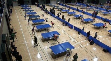 卓球のある風景　福島・南相馬市　第48回浮舟杯　震災・津波・そしてコロナを越えてつながったバトン