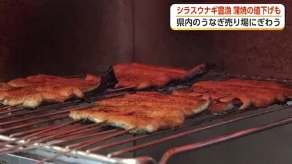 うなぎ値下げで売り場にぎわう　背景に稚魚の豊漁　26日は土用の丑の日「暑い夏乗り切って」店も客も笑顔