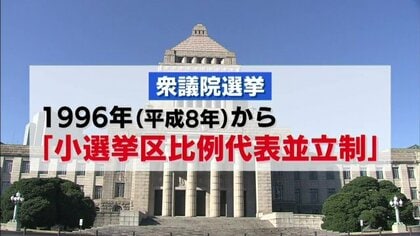 《選挙のギモン》衆議院選挙の「小選挙区」と「比例代表」ってナニ？