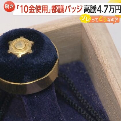 貸与なのに返されない“10金製都議バッジ”　金高騰で約4.7万円に…オークションサイト出品も　再選で「2個持ち」管理に不安の声