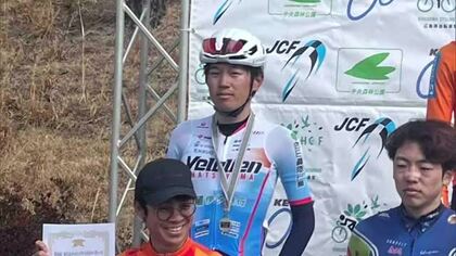 今季チームとして初の表彰台「ヴェロリアン松山」吉田選手３位　３人が全日本選手権出場権獲得【愛媛】