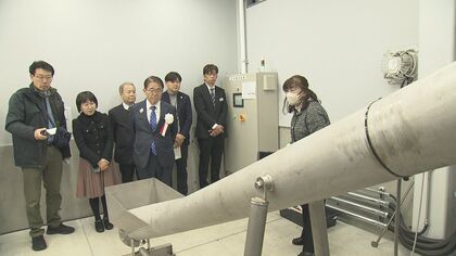 伐採した竹を土壌改良材に 機械で真空乾燥させ花壇の整備などに再利用する新施設 名古屋の牧野ケ池緑地に