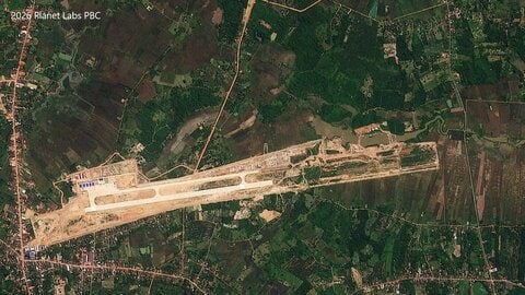 中国がラオス首都北部に両国軍の共同訓練施設を設置・運用を開始　衛星写真には滑走路が　軍事拠点となる可能性も