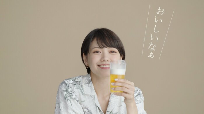 可愛らしい表情にスタッフも大満足